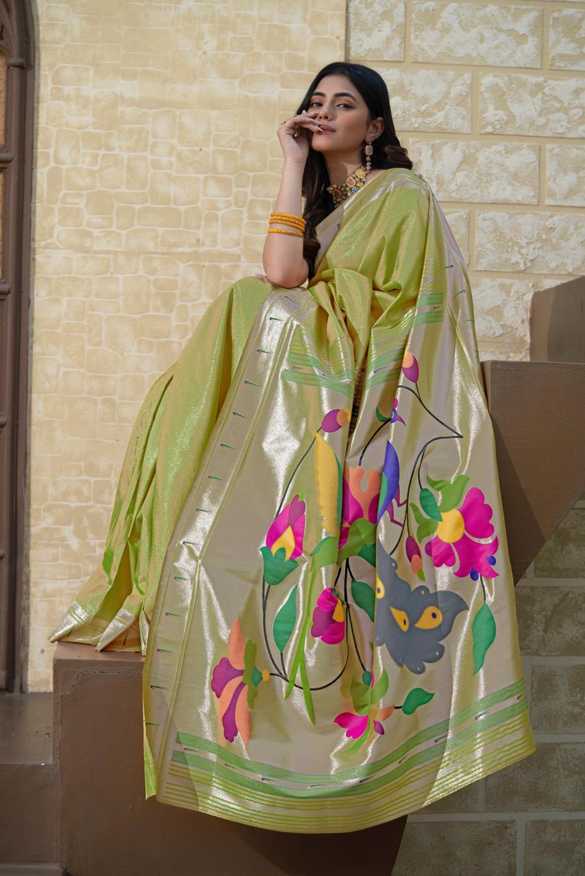 Paithani Saree - Green