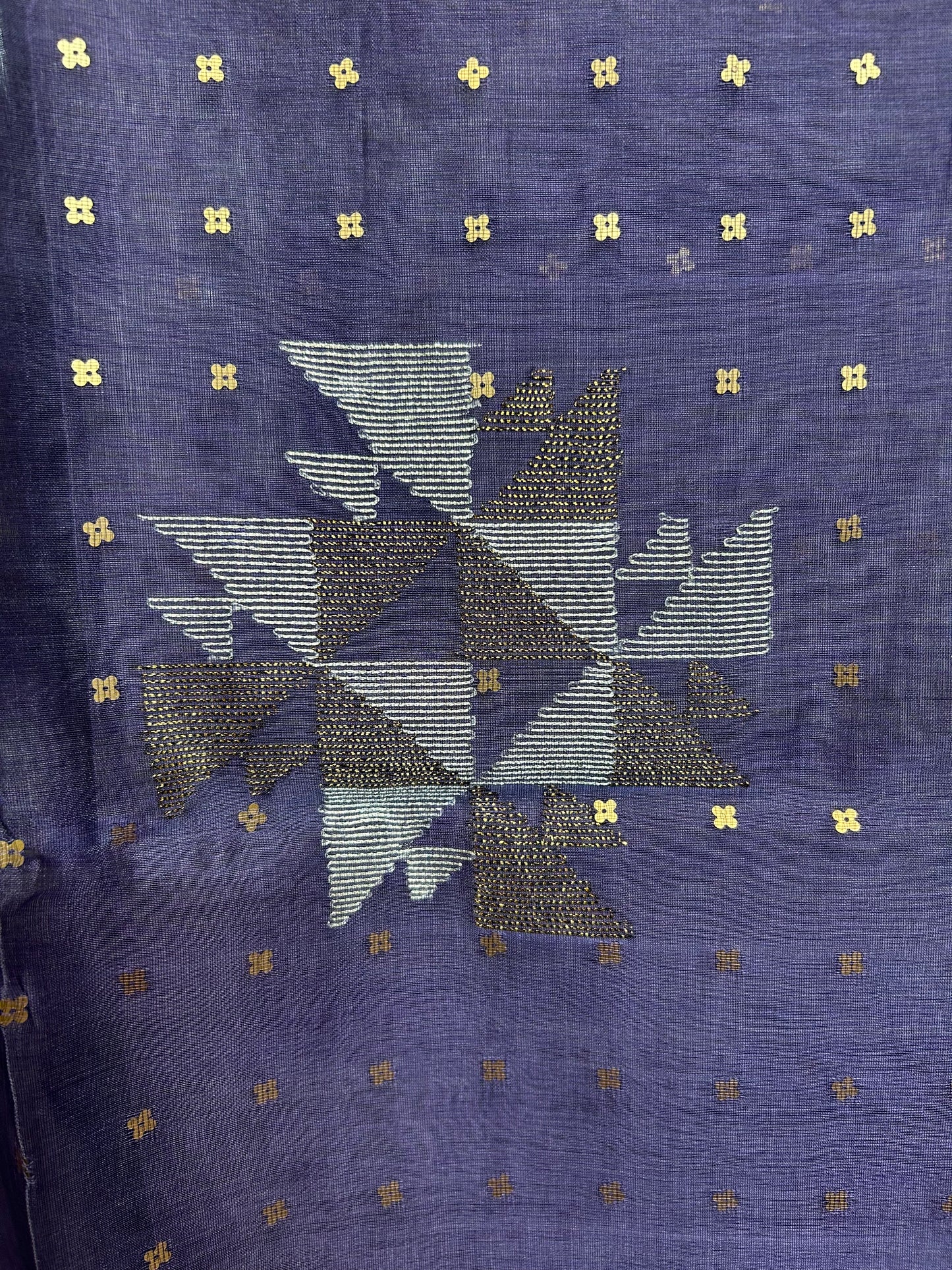 Sequin Muslin Saree - Lavendar