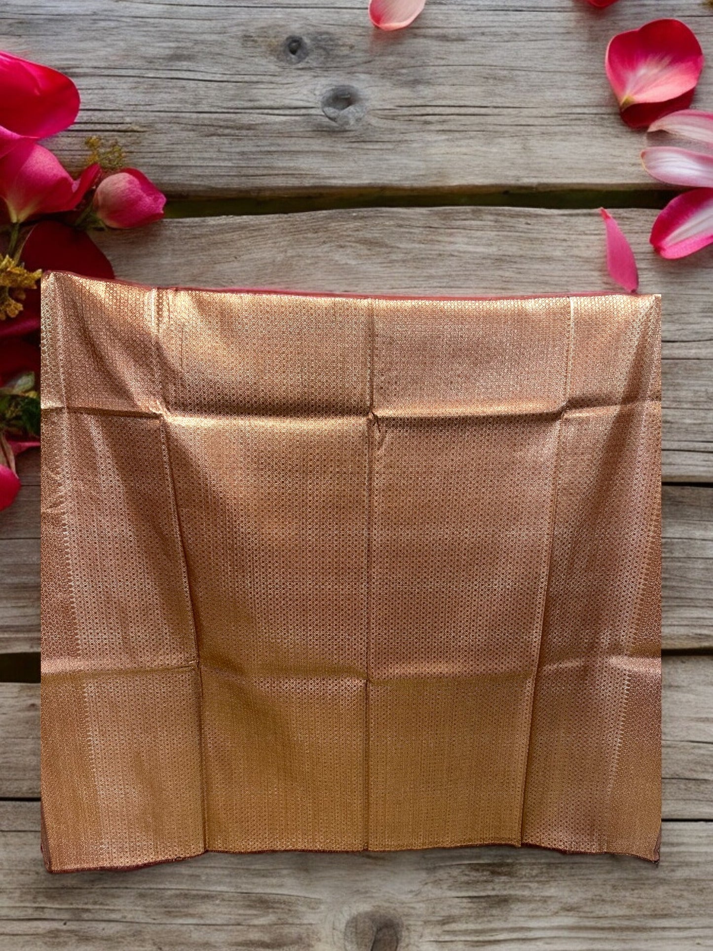 Muga Tussar Silk Saree - Brown