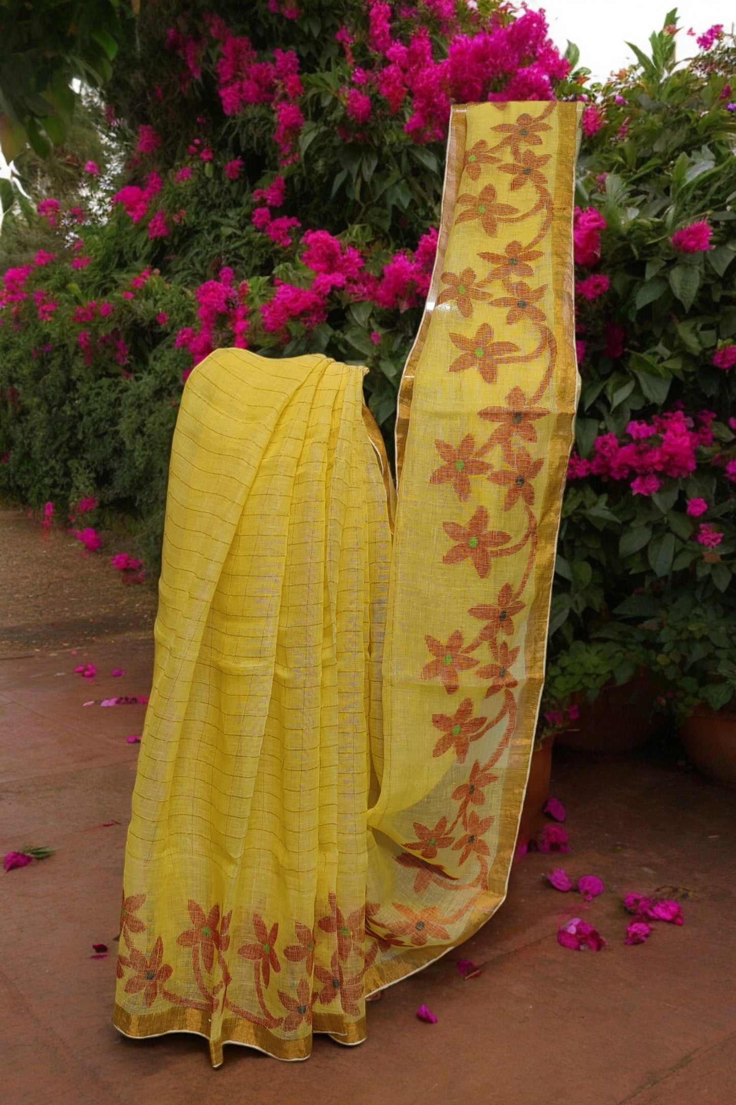 Daisy Linen - Yellow