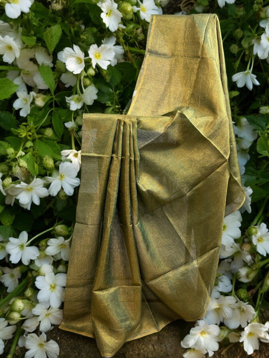 Striped Tissue Linen - Green