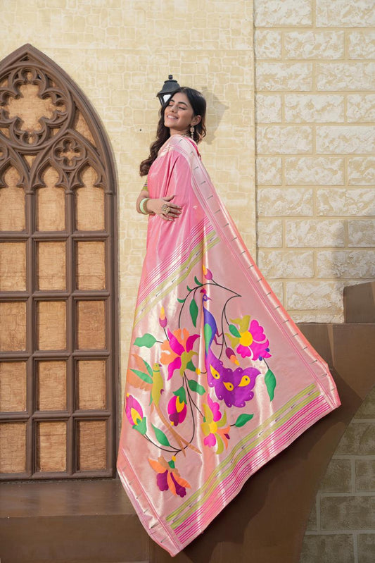 Paithani Saree - Pink